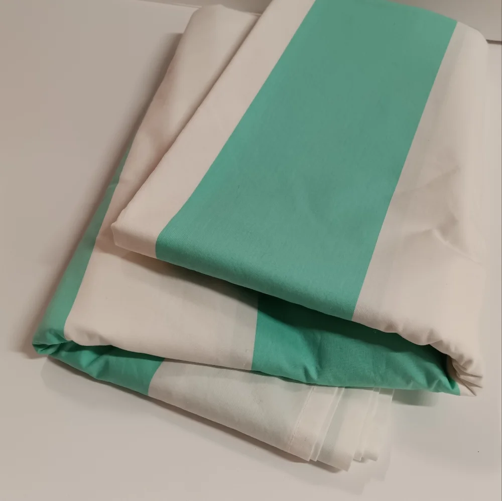 PBTeen Pottery Barn Rugby Stripe Queen Flat Sheet